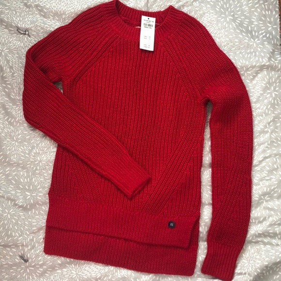 Abercrombie & Fitch Sweaters - SALE:  New Abercrombie Soft Red Sweater